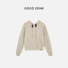 COCO ZONE100%棉休闲连帽卫衣系绳穿下摆罗纹 23C19136 商品缩略图0