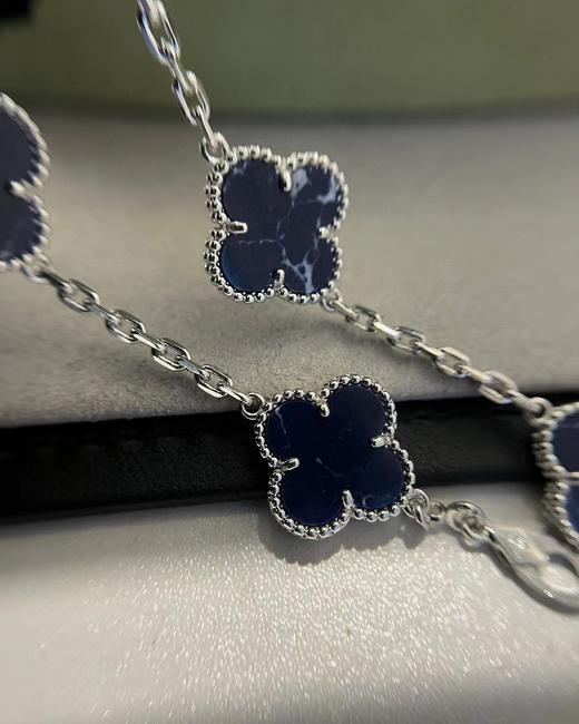 vca 银耀石五花手链 玫金色 银耀石/深蓝色（SJ） 商品图3