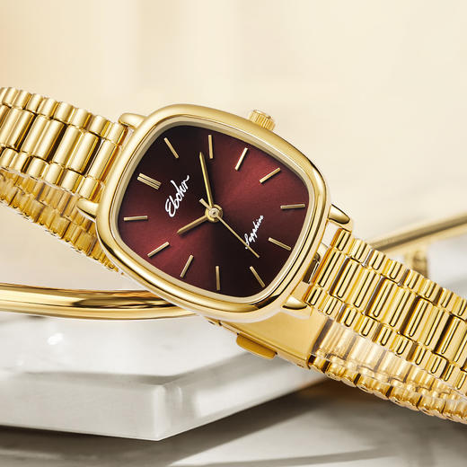 依波表/EBOHR【2024新款】复古小金表时尚轻奢5165 商品图4