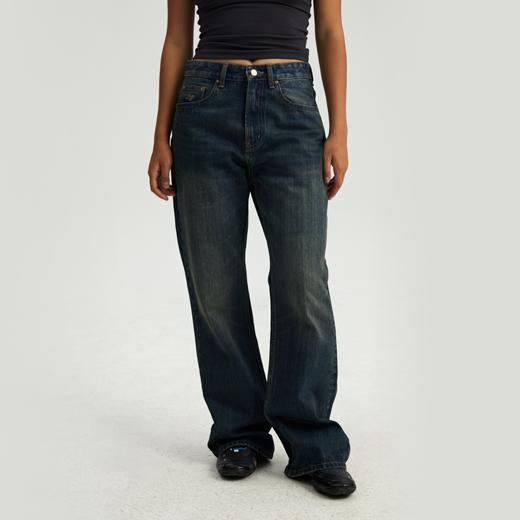 oneup做旧牛仔裤 商品图0