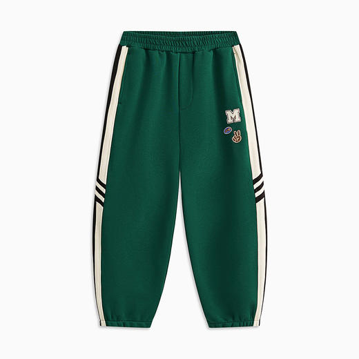 【MQD】童装男童冬季新款加绒针织裤中大儿童保暖舒适运动裤卫裤潮 商品图4