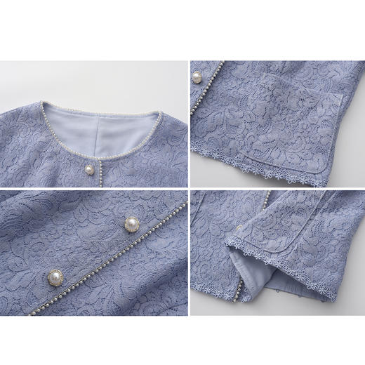 司歌蕾丝2件套装裙优雅显瘦TO901307 商品图3