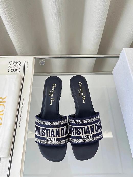 迪家|*Dway棉质凉拖中跟款｜7 商品图5