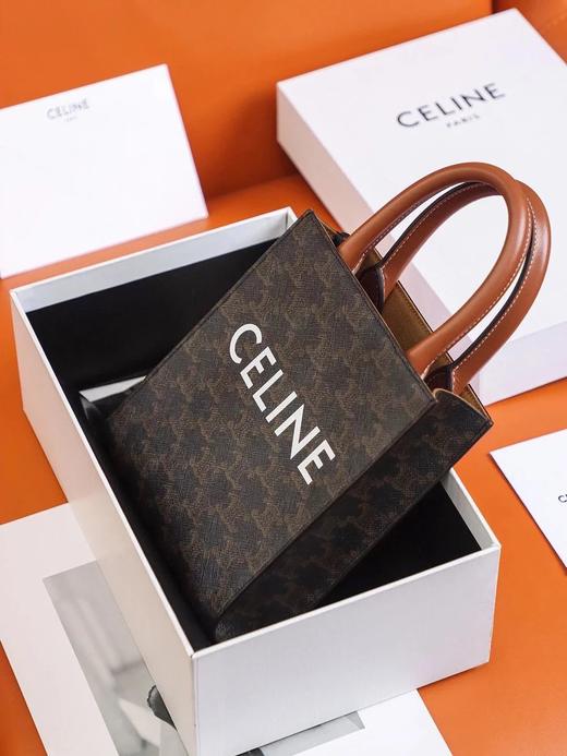 赛琳| 凯旋门老花帆布托特包（CB） 商品图4