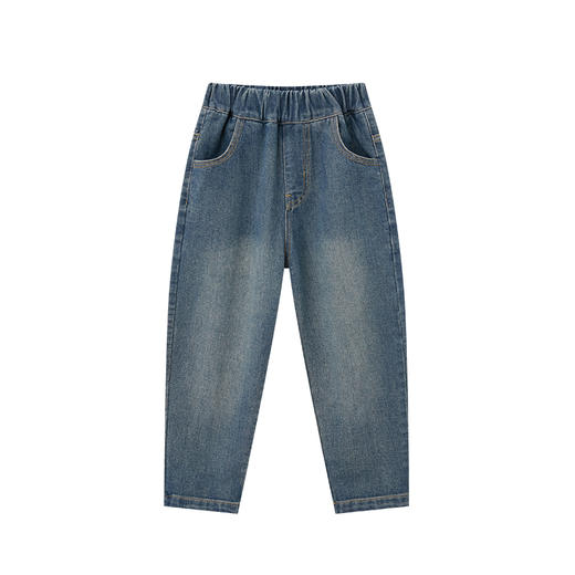 【团购价59.9】多多家男童牛仔裤儿童裤子2024新款春秋男孩长裤秋装9695 商品图3