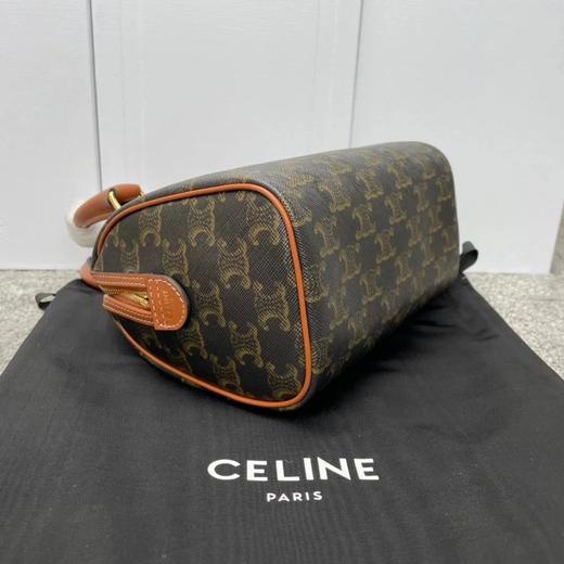 赛琳|老花牛皮革小号波士顿包|Jx（CB） 商品图4