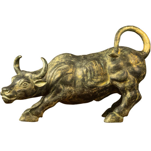 清 错金铜牛摆件 商品图5