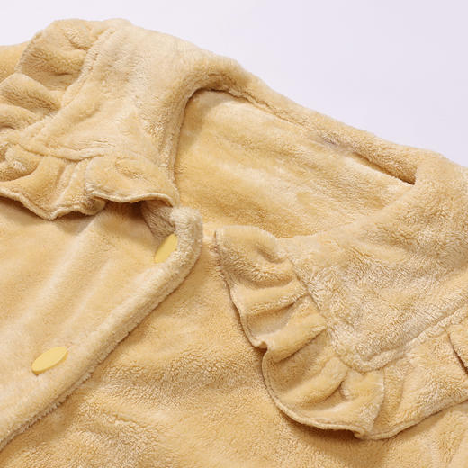 都市丽人睡衣超值精选长袖家居服双面法兰绒厚女士法兰绒套装LHT1K4 商品图4