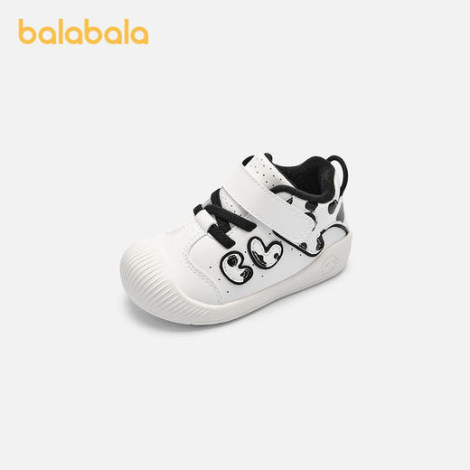 巴拉巴拉宝宝学步鞋婴儿鞋防滑男童稳步鞋秋冬加绒保暖鞋子时尚萌 商品图0