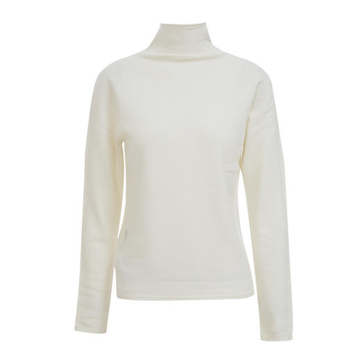 EITIE爱特爱冬季新款100%山羊绒舒适保暖高领套头纯色显瘦针织衫7201906 商品图11