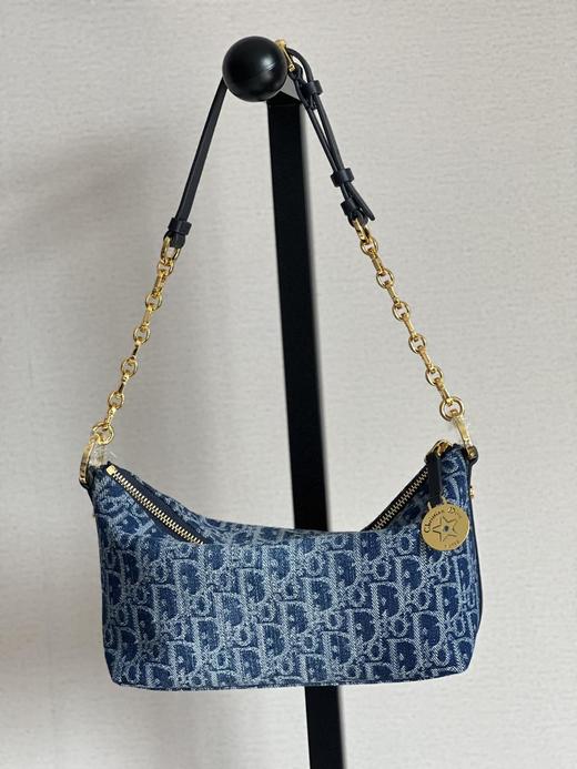 迪奥链条手袋丹宁牛仔饭盒包（HH） 商品图0