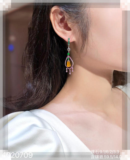 4020709，无事牌耳坠。具体价格微信咨询 商品图4