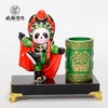 成都手作 熊猫笔筒 非遗泥塑工艺品 书房办公装饰 中国风摆件 商品缩略图2