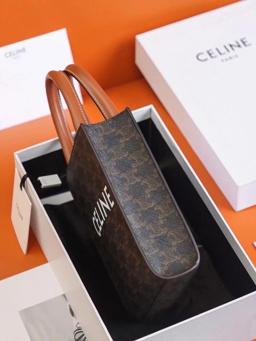 赛琳| 凯旋门老花帆布托特包（CB） 商品图3