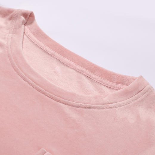 都市丽人睡衣亲情蜜语长袖家居服海岛绒厚女士海岛绒套装LHT0C2 商品图4