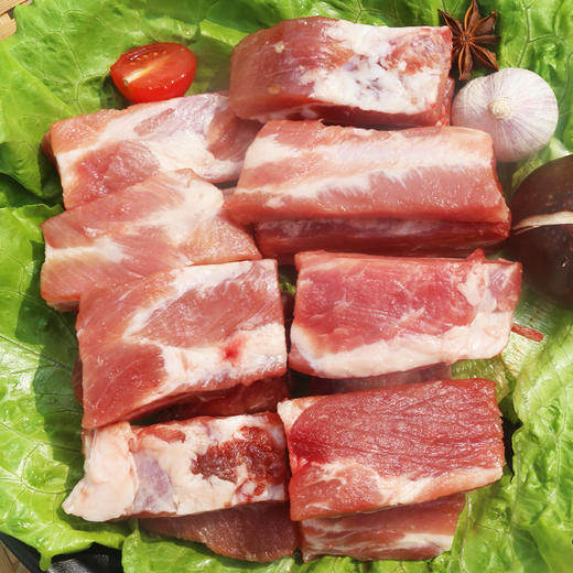 【元旦送礼必备】无抗慢养猪肉礼盒  猪肉肋排 腔骨五花肉前腿5斤  礼盒装  送人优选 商品图2