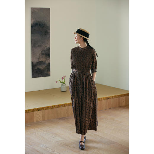 【*归回】牧衣游原创设计亲肤四叶草小花纯棉连衣裙 漫若浮光 商品图2