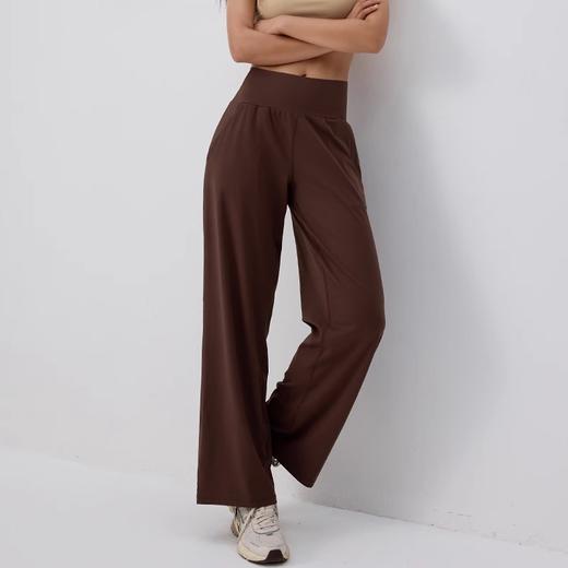 【3~5天发货】跃牌【美度空间】系列 秋冬裸感显瘦瑜伽裤女提臀高腰阔腿直筒裤ADCK42018 商品图1