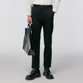 棉仓356818004-TR弹力斜纹锥型西裤