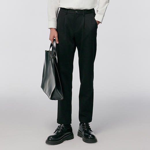 棉仓356818004-TR弹力斜纹锥型西裤 商品图0