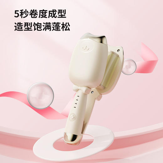 【手握萌系蛋卷棒！拿捏法式慵懒大卷】蛋蛋卷烫发负离子不伤发32mm猫爪烫发棒女生大波浪卷夹板卷发神器，新手小白也能轻松做出蓬松水波纹蛋卷头。ry 商品图2