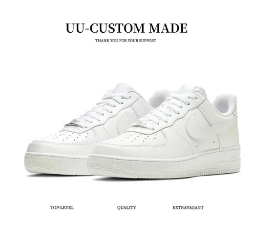 纯白空军|Nike Air Force 1 07 牛皮革 *复古风格 包裹性保暖 低帮 板鞋 男女同款 纯白（DD） 商品图2