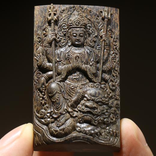 BC.AO9.4-1  文莱老料沉水《八臂观音》  26.78g 商品图0