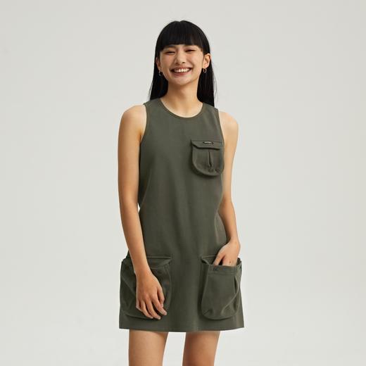 oneup针织口袋连衣裙 商品图2