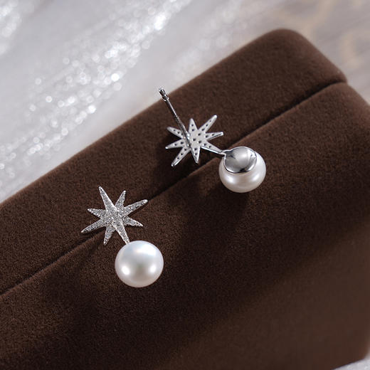 子佩集S925银珍珠耳钉【EM2039-XF】纯银珍珠2409 商品图2