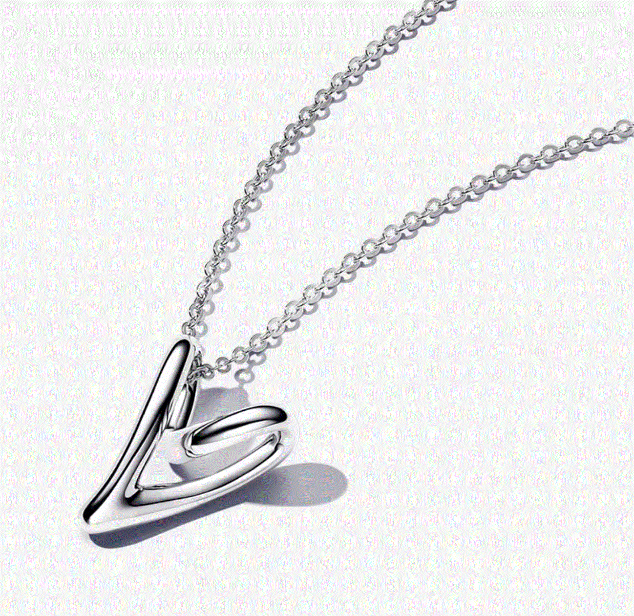 百货世界-潘多拉天性心形吊坠项链颈饰