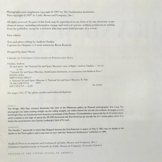 空气与空间：美国国家航空航天博物馆的飞行故事 277幅彩色199幅黑白插图 精装16开 商品图4