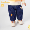 巴拉巴拉宝宝裤子男童长裤加绒裤冬装牛仔休闲裤保暖时尚洋气潮酷 商品缩略图2