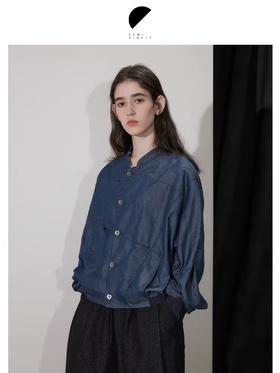 半圆/D24407486/解构休闲牛仔外套