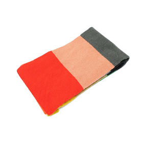 JO GORDON Small Colourblock Scarf 羊羔毛拼色小格子围巾