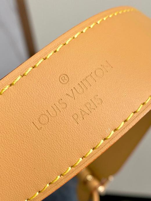 驴家|lv Carryall Sky Denim系列 PM 字母徽标可调节肩带 帆布拼皮革 帆布包手提单肩包 小号 女款 蓝色（CB） 商品图7