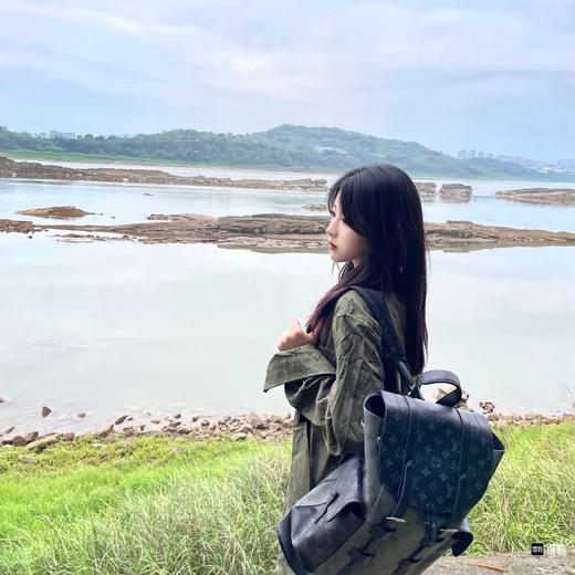 驴家M46331 新款双肩背包 男黑花 商品图2