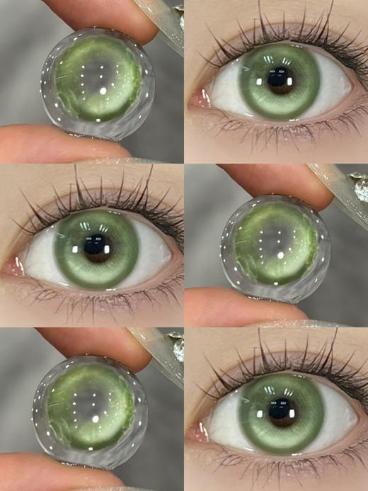 Mimipark旗下 ·涂涂小兔&天使小熊&埋脸呆橘&逐梦精灵｜ 14.5mm白狮参考着色待测｜半年抛  2片 商品图13