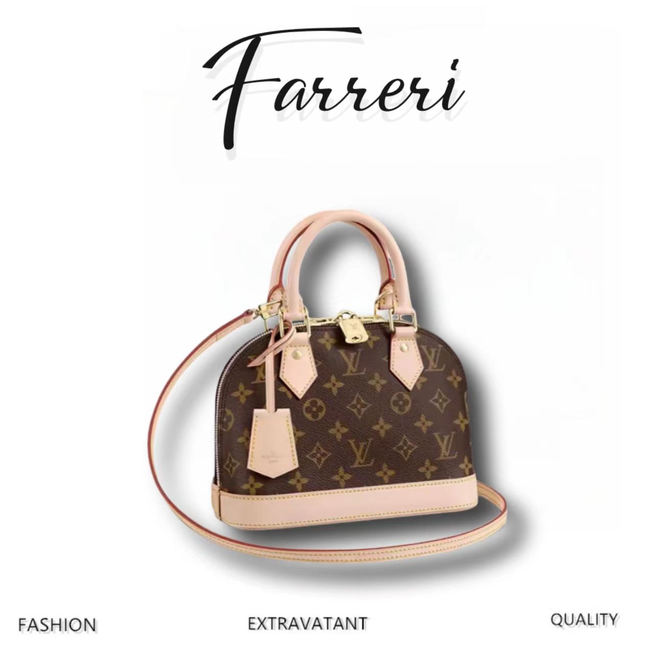 驴家M53152 alma bb 贝壳包双尺寸，原厂的树膏皮，钥匙牌原厂模具刻字！BLJ