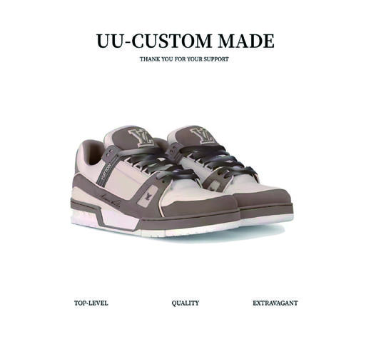 驴家  Trainer  圆头系带  低帮 板鞋 女款 粉白/玫瑰粉/灰褐色（HC） 商品图9