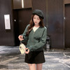 奢姿2024年秋季新款大码女装气质钉钻上衣胖妹妹法式V领穿搭套装9843668257 商品缩略图1
