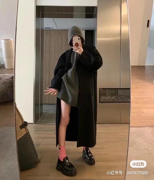 普拉达|锯齿三角标厚底乐福鞋 |（HC） 商品图4