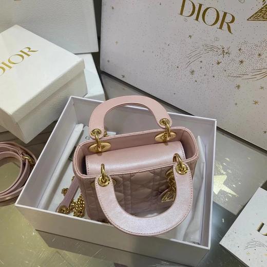 迪家|戴妃新*Dior Lady Mini 3格 珠光粉|W（HH） 商品图4