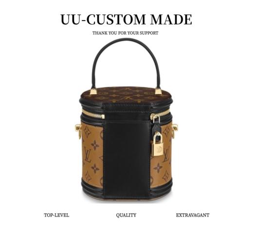 驴| 发财桶 圆桶包  订制五金皮料 顶版|HZ（CB） 商品图2