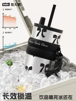 世大家极光星夜吸管杯雾野山茶710ml 商品图2