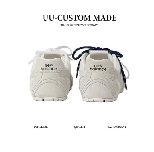 miu家 X NB 缪缪 530SL联名绒面革网布防滑低帮运动鞋 女款 商品图4
