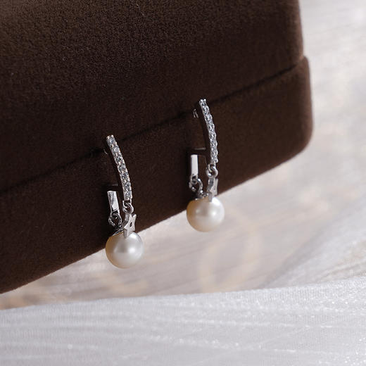 子佩集S925银珍珠耳钉【Y-9839】纯银珍珠2409 商品图2