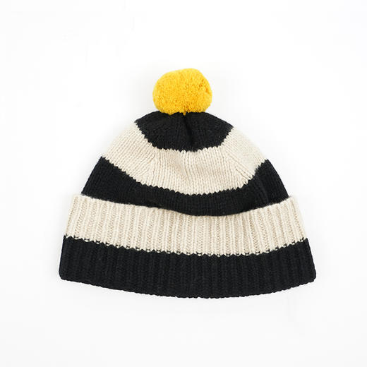 JO GORDON Stripe Pompom Hat 羊羔毛彩色条纹蓬蓬帽 毛线帽 商品图4