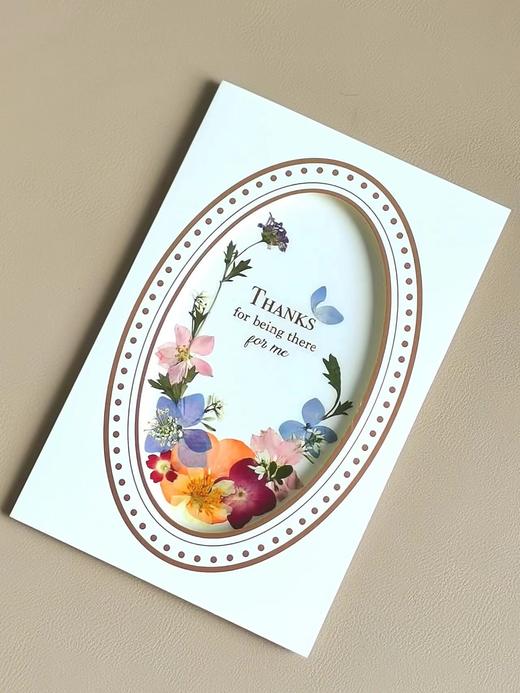 押花贺卡（和花束一起配送） 商品图3