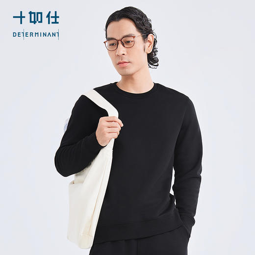 十如仕针织圆领远红外摇粒绒保暖卫衣-LS02-06 商品图9