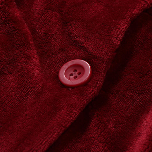 都市丽人睡衣超值精选长袖家居服双面法兰绒厚女士法兰绒套装LHT1K5 商品图5